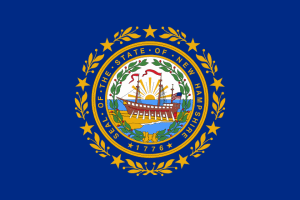 New Hampshire state flag - United States of America / Estados Unidos / Etats Unis / EE.UU / EUA / USA