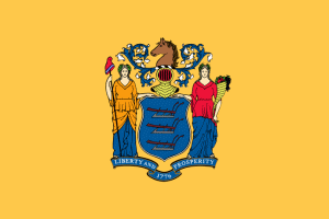 New Jersey state flag - United States of America / Estados Unidos / Etats Unis / EE.UU / EUA / USA