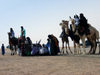 Agadez, Niger: Ar Massif Tuaregs at Mano Dayak airport - photo by A.Obem