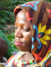 Nigeria - Dambatta (Kano State): Fulani woman with facial painting - photo by A.Obem