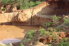 Nigeria - Minjibir: muddy waters - river erosion - photo by A.Obem
