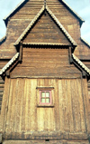 Norway / Norge - Lom (Oppland): stave church - detail of the faade (photo by Juraj Kaman)