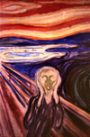 Norway / Norge - Oslo: the scream at Edward Munch's museum - Munch Museet (photo by Miguel Torres)