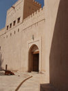 Oman - Nizwa: fort - gate - photo by B.Cloutier
