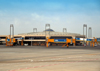 Karachi, Sindh, Pakistan: Jinnah International Airport - KHI - Karachi Airport, former Quaid-e-Azam airport - ICN - concourse West - airside - photo by M.Torres
