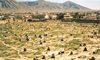 Quetta - Baluchistan / Balochistan: Muslim cemetery and the hills surrounding the city - photo by J.Kaman