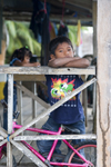 Panama - Bocas del Toro - Kid stares at the camera, Isla Colon, Bocas del Toro - photo by H.Olarte