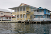 Panama - Bocas del Toro - Isla Colon, Bocas del Toro - elegant waterfront houses - photo by H.Olarte