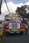 Colorful Panamanian Bus at Portobello, Coln, Panama, Central America - photo by H.Olarte