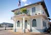 Panama City / Ciudad de Panama: Casco Viejo - villa at Plaza de Francia - French embassy - photo by M.Torres