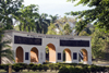 Panama City / Ciudad de Panama: arches of Dr. Arnulfo Arias Madrid Memorial - thrice president of Panama - Balboa - photo by H.Olarte