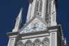Panama City / Ciudad de Panama: Carmen church, Order of Carmelites - bell tower detail - photo by H.Olarte