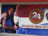 Panama City / Ciudad de Panam: shop with David Beckham on a Pepsi ad - outdoor advertisement - photo by D.Smith