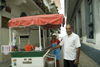 Panama - Panama City - hot dog cart - photo by D.Smith