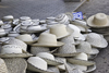 Santiago de Veraguas, Panama: Panamanian hats for sale at a public market - photo by H.Olarte
