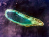 Paracel islands - Bombay Reef: satelitte image - photo by NASA, Johnson Space Center, Earth Sciences and Image Analysis Laboratory (in P.D.)