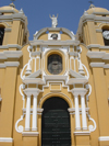 Trujillo, La Libertad region, Peru: faade of the Cathedral - Plaza de Armas - BAsilica menor - photo by D.Smith