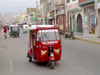 Ica, Peru: local tuk-tuk style taxi - trishaw - photo by M.Bergsma