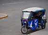 Lima, Peru: trikshaw aon Maranon street - Peruvian tuk-tuk - photo by M.Torres