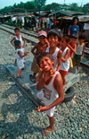 Manila city, Philippines - boys with an attitude - Slums and shanty towns - photo by B.Henry