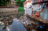 Manila city, Philippines - river of garbage - photo by B.Henry