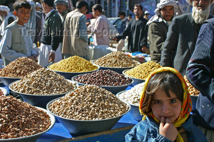afghanistan13: Afghanistan - Herat - nuts for sale before Eid ul-Fitr - market scene - photo by E.Andersen - (c) Travel-Images.com - Stock Photography agency - Image Bank