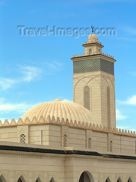 algeria119: Algeria / Algerie - Sidi Okba - wilaya de Biskra: Mosque - dome and minret  - Islam - photo by J.Kaman - Mosquée - dôme et minaret - (c) Travel-Images.com - Stock Photography agency - Image Bank