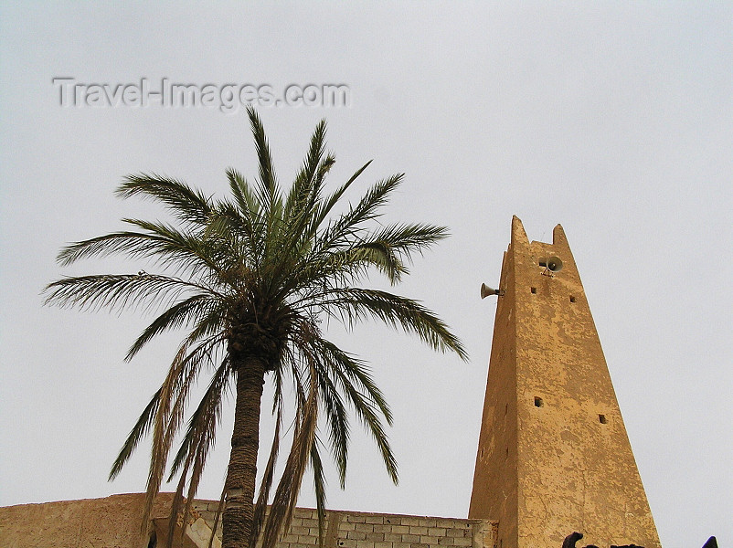 algeria89: Algeria / Algerie - Mzab valley - Ghardaïa wilaya: Minaret - Melika - photo by J.Kaman - (c) Travel-Images.com - Stock Photography agency - Image Bank