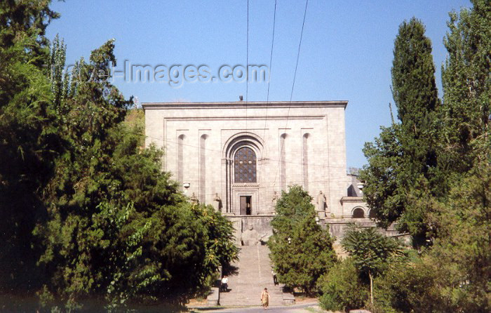 armenia3: Armenia - Yerevan: Institute of Ancient Manuscripts, the Matenadaran, named after Mesrob Mashtots - architect Mark Grigoryan (photo by M.Torres) - (c) Travel-Images.com - Stock Photography agency - Image Bank