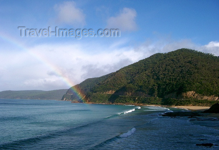 australia156: Australia - Great Ocean Road (VIctoria): rainbow - photo by Luca Dal Bo - (c) Travel-Images.com - Stock Photography agency - Image Bank