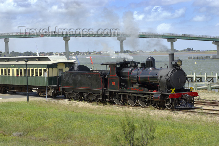 australia657: Australia - Goolwa, South Australia: Dean Harvey Steam Train - photo by G.Scheer - (c) Travel-Images.com - Stock Photography agency - Image Bank