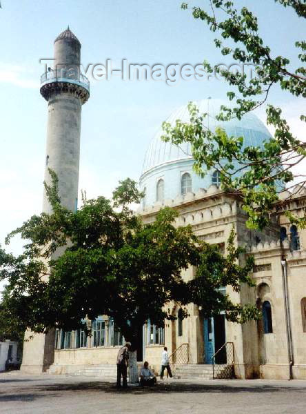 azer19: Azerbaijan - Baku: Ajdar Bey Mosque - 'Goy' Blue Mosque - S. Vurgun street -  photo by M.Torres - (c) Travel-Images.com - Stock Photography agency - Image Bank