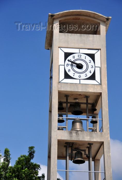botswana45: Gaborone, South-East District, Botswana: National Assembly of Botswana - clock and bell tower - Government Enclave - photo by M.Torres - (c) Travel-Images.com - Stock Photography agency - Image Bank