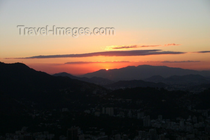 brazil190: Brazil / Brasil - Rio de Janeiro: sunset - por do sol - photo by N.Cabana - (c) Travel-Images.com - Stock Photography agency - Image Bank