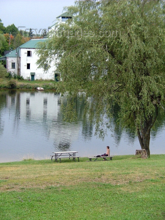 canada293: Canada / Kanada - Durham, Ontario: resting by the water - Bruce peninsula - photo by R.Grove - (c) Travel-Images.com - Stock Photography agency - Image Bank