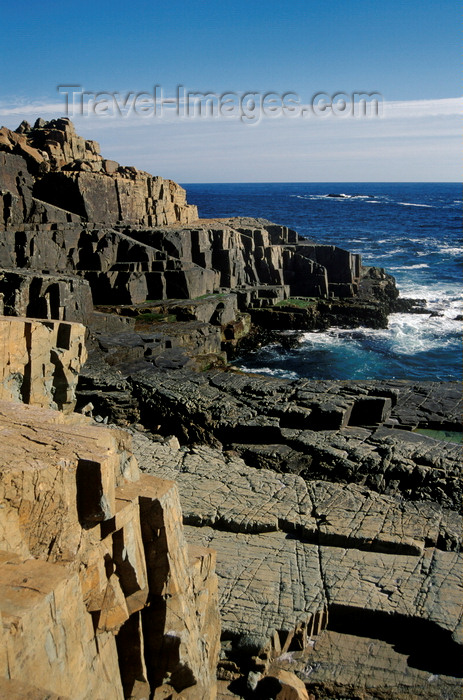 chile25: Los Molles, Valparaíso region, Chile: vertical rocks along the coast - photo by C.Lovell - (c) Travel-Images.com - Stock Photography agency - Image Bank