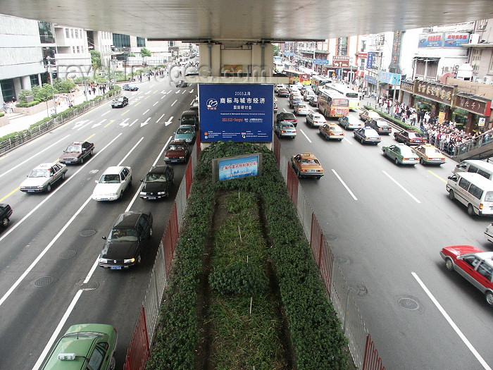 china2: China - Shanghai / SHA: traffic - cars - under an overvpass - photo by G.Friedman - (c) Travel-Images.com - Stock Photography agency - Image Bank