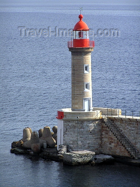 corsica5: Corsica / Corse - Bastia: lighthouse - photo by J.Kaman - (c) Travel-Images.com - Stock Photography agency - Image Bank