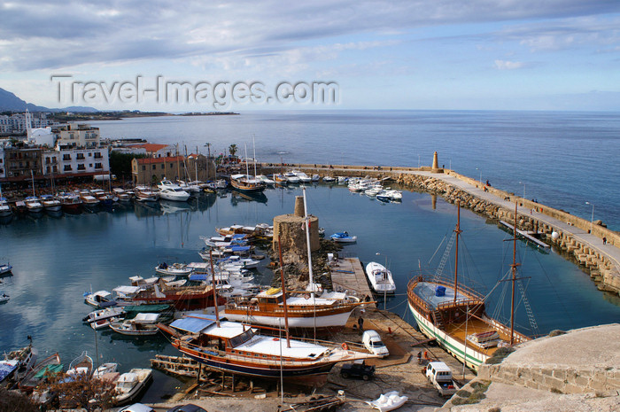 cyprusn46: Kyrenia, North Cyprus: view over the medieval harbour from the castle - photo by A.Ferrari - (c) Travel-Images.com - Stock Photography agency - Image Bank