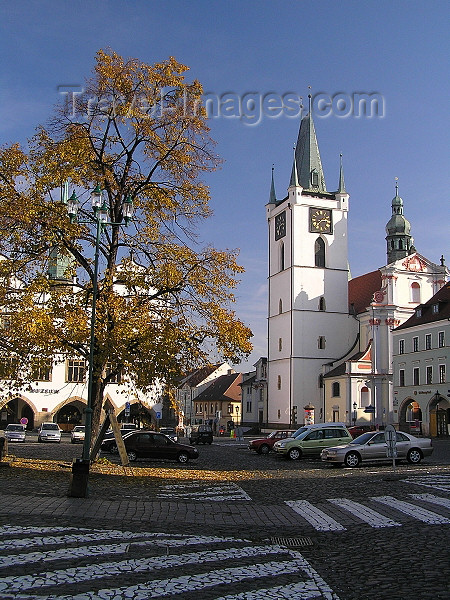 czech375: Czech Republic - Litomerice / Leitmeritz - Ústí nad Labem Region (Northern Bohemia): church square - photo by J.Kaman - (c) Travel-Images.com - Stock Photography agency - Image Bank