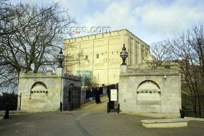 england187: Norwich, Norfolk county, England: Norwich Castle, built by the Normans as a Royal Palace 900 years ago - photo by F.Hoskin - (c) Travel-Images.com - Stock Photography agency - Image Bank