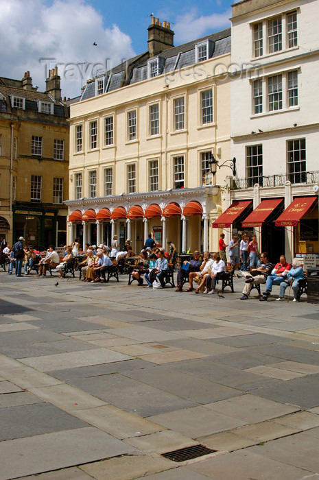 england374: England - Bath (Somerset county - Avon): Square at the Roman Baths - photo by C. McEachern - (c) Travel-Images.com - Stock Photography agency - Image Bank