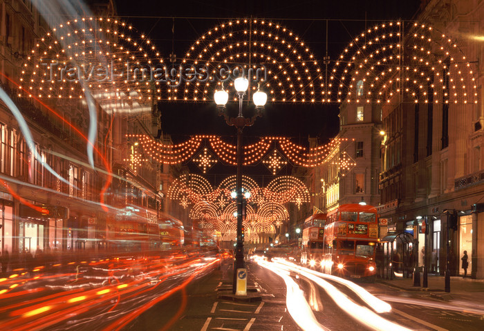 england410: London: Christmas Lights, Regent Street - photo by A.Bartel - (c) Travel-Images.com - Stock Photography agency - Image Bank
