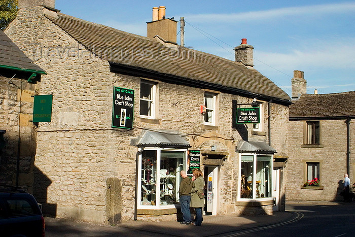 england612: Castleton, Peak District, Derbyshire, England: Blue John Craft shop - photo by I.Middleton - (c) Travel-Images.com - Stock Photography agency - Image Bank