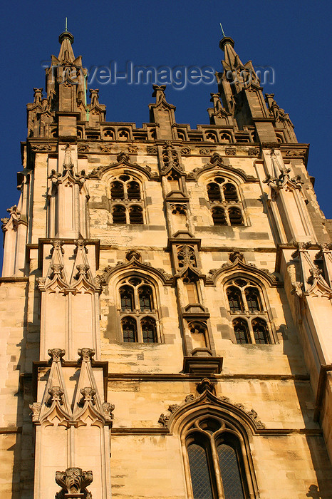 england629: Canterbury, Kent, South East England: Canterbury Cathedral - tower detail - photo by I.Middleton - (c) Travel-Images.com - Stock Photography agency - Image Bank
