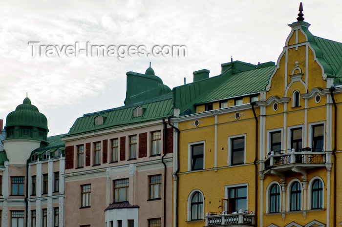 fin123: Finland - Helsinki, colourful buildings from the city center - photo by Juha Sompinmäki - (c) Travel-Images.com - Stock Photography agency - Image Bank