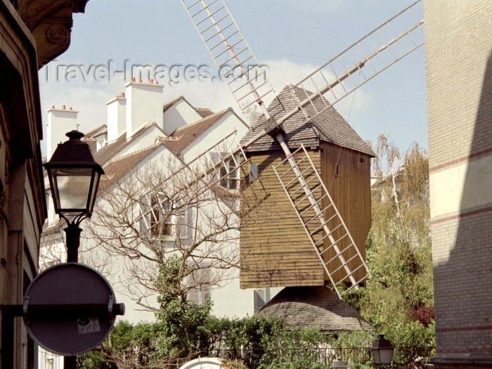 france304: France - Paris: Le Moulin de la Galette / windmill - photo by M.Bergsma - (c) Travel-Images.com - Stock Photography agency - Image Bank