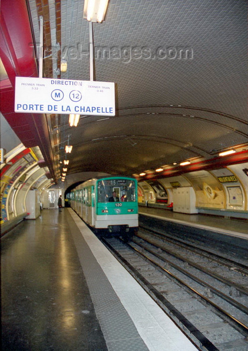 france63: France - Paris: Volontaires metro station - 15th arrondissement - Paris Métro Line 12 - photo by D.Jackson - (c) Travel-Images.com - Stock Photography agency - Image Bank