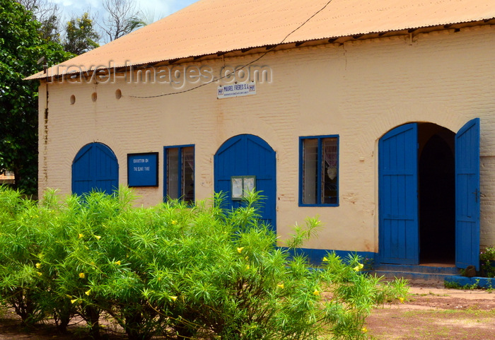 gambia84: Albreda, Gambia: façade of the Museum of Slavery, housed in a British colonial period warehouse, formerly owned by the Maurel Frères of the Lebanese Diaspora -  UNESCO World Heritage Site - photo by M.Torres - (c) Travel-Images.com - Stock Photography agency - Image Bank