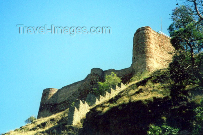 georgia19: Georgia - Tbilisi / Tblissi / TBS: climbing to Narikala fortress - ramparts - photo by M.Torres - (c) Travel-Images.com - Stock Photography agency - Image Bank